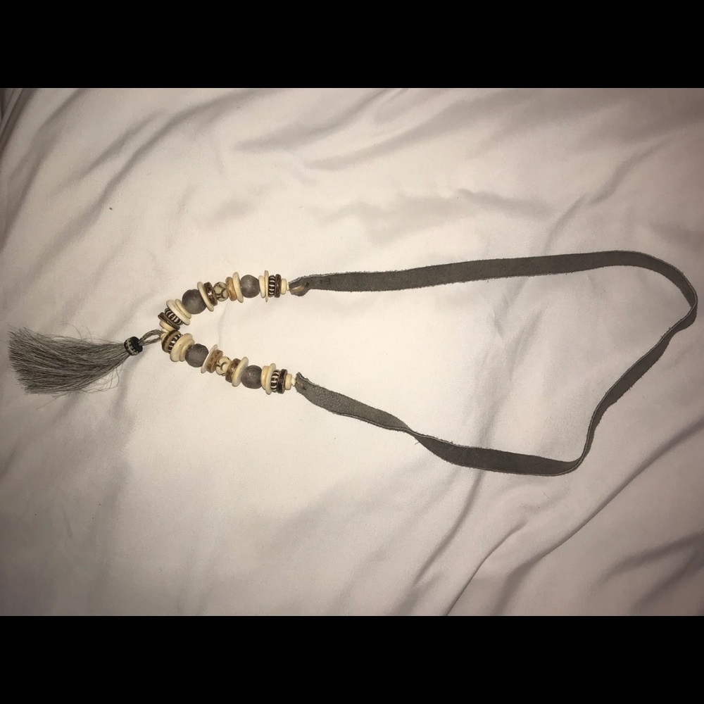 Twine and twig necklace